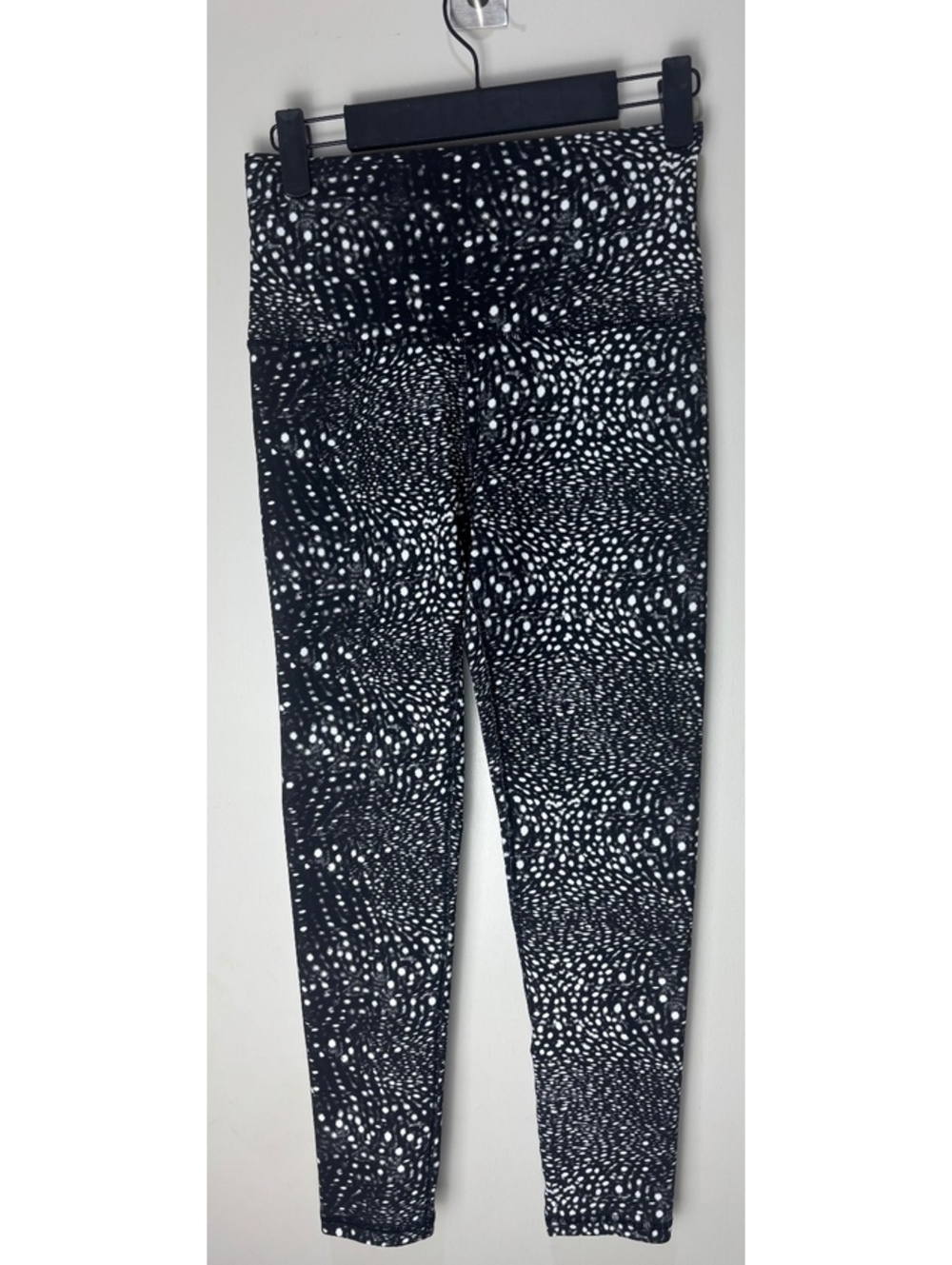 CALIA Essential High Rise 7/8 Leggings Women S Black White Spotted NWT